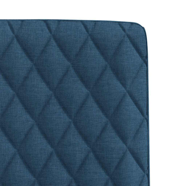 vidaXL Chaises de salle à manger 6 pcs Bleu Tissu