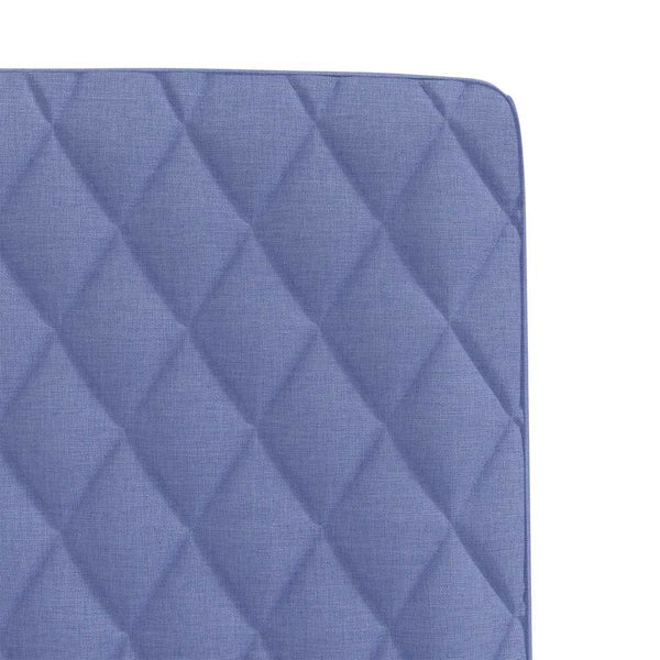 vidaXL Chaises de salle à manger 6 pcs Bleu Jean Tissu