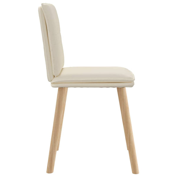 vidaXL Dining Chairs 6 pcs Linen Upholstery