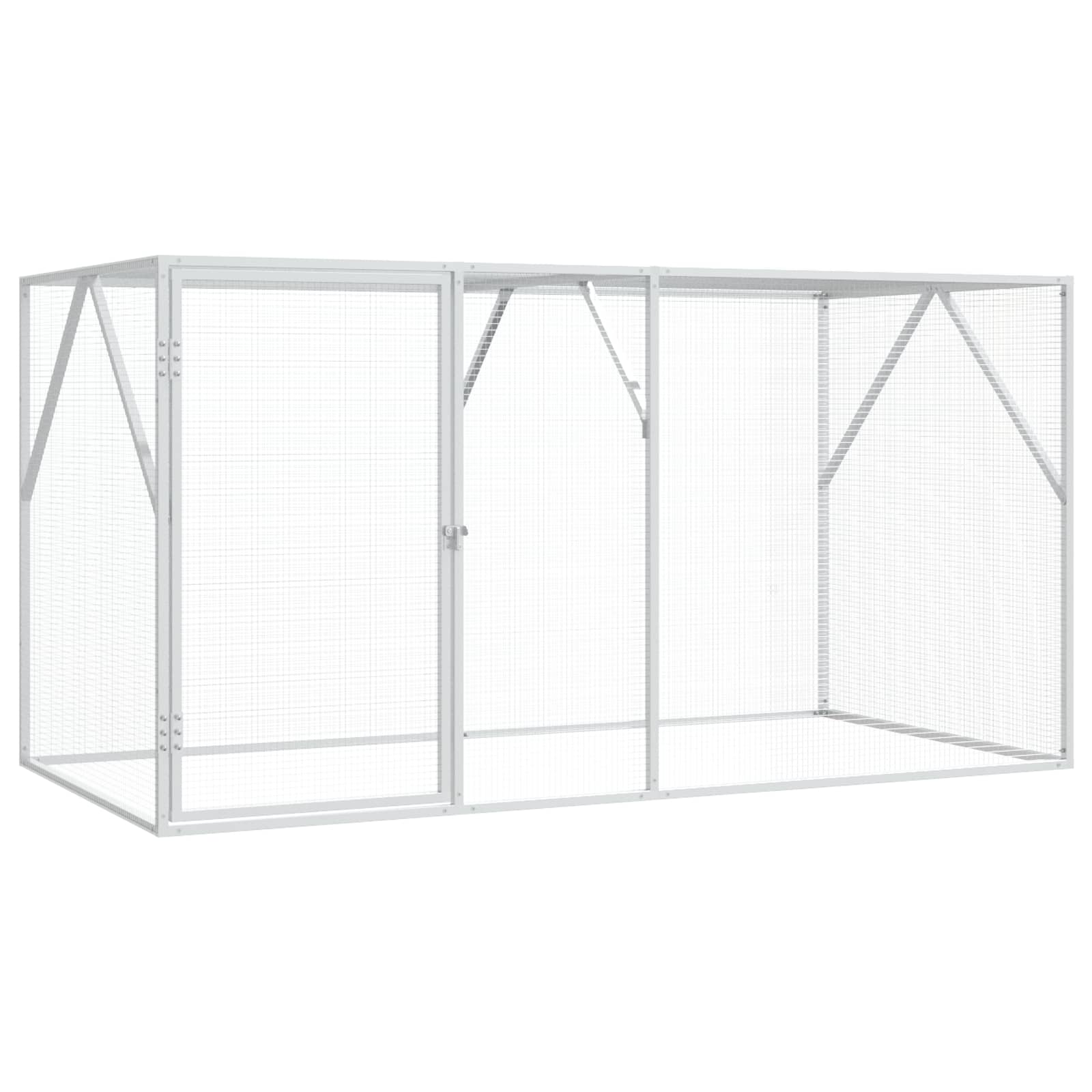 Vogelkäfig Anthrazit 208cm