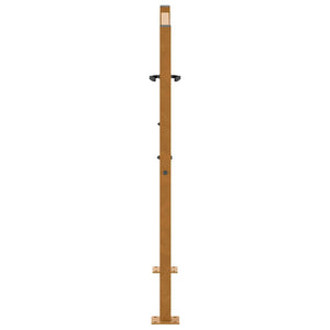 Cortenstahl Gartentor 100x100 cm, Helles Design