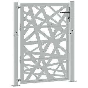 Cortenstahl Gartentor 100x125cm Helles Design