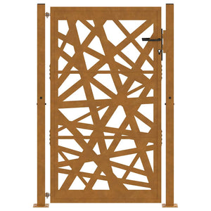 Gartentor Cortenstahl 100x150cm