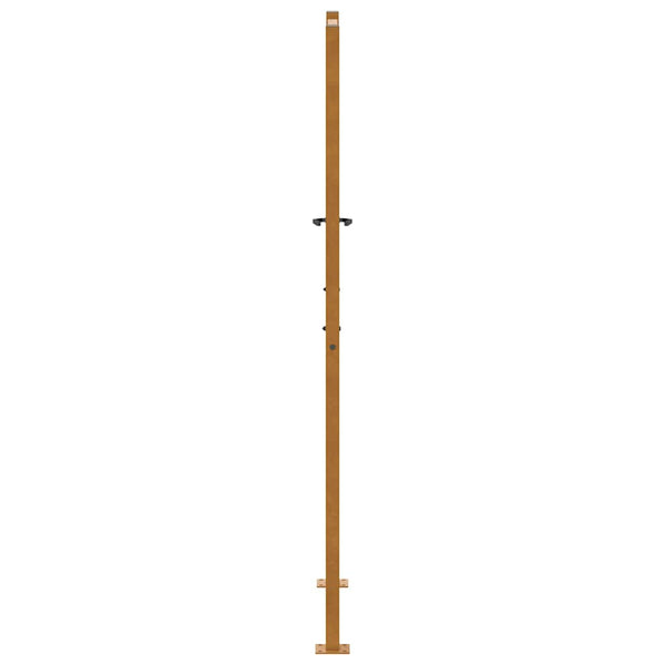 Gartentor Cortenstahl 100x175 cm Helles Design