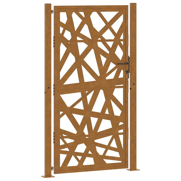 Gartentor Cortenstahl 100x200 cm