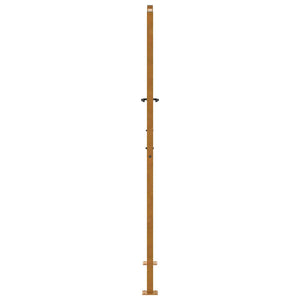 Gartentor 100x175 cm Stahl Blattdesign