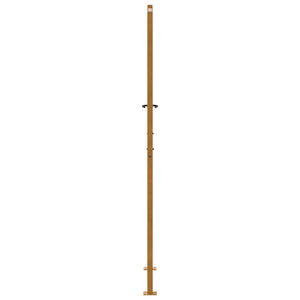 Gartentor 100x200 cm Stahl Blattdesign