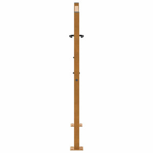 Gartentor 100x100 cm Cortenstahl Wellendesign