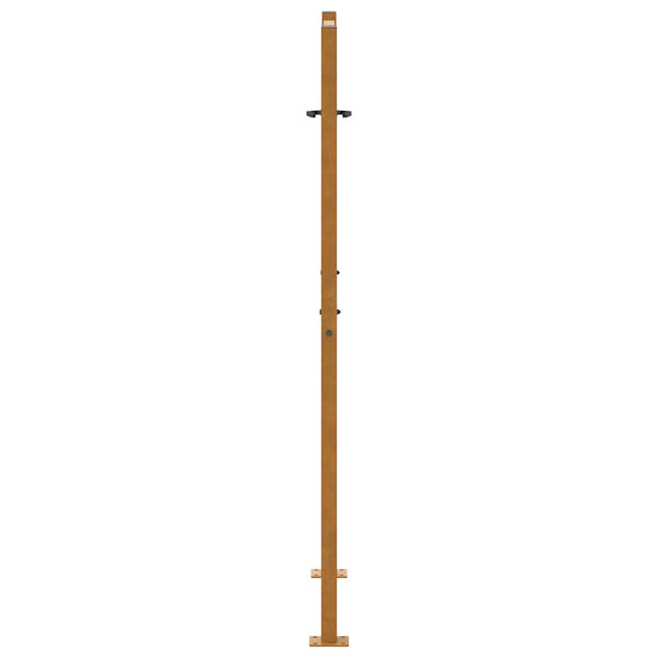 Gartentor Verwitterungsstahl 100x150cm Wellendesign