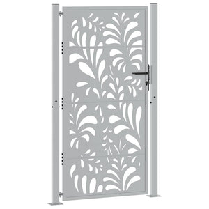 Gartentor Verwitterungsstahl 100x175cm Wellendesign
