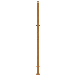 Gartentor Verwitterungsstahl 100x175cm Wellendesign