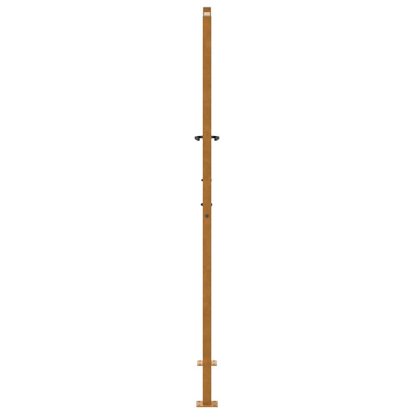 Gartentor Verwitterungsstahl 100x175cm Wellendesign
