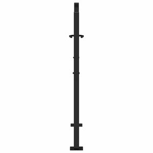 Schwarzes Gartentor Stahl 100x100 cm Trace Design