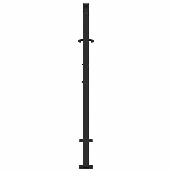 Schwarzes Gartentor Stahl 100x100 cm Trace Design