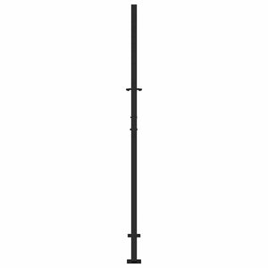 Gartentor Schwarz Stahl 100x175 cm
