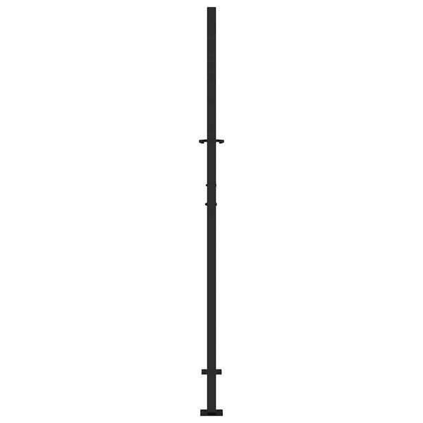 Gartentor Schwarz Stahl 100x175 cm