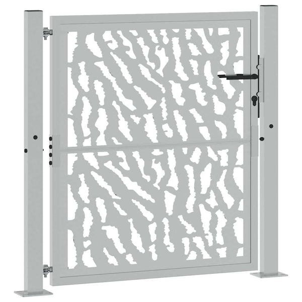 Gartentor 100x100 cm Cortenstahl Trace Design
