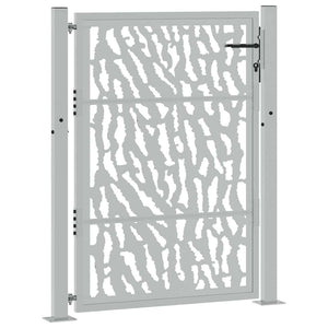 Gartentor 100x125cm Verwitterungsstahl Trace-Design