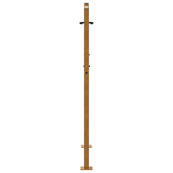 Gartentor 100x125cm Verwitterungsstahl Trace-Design