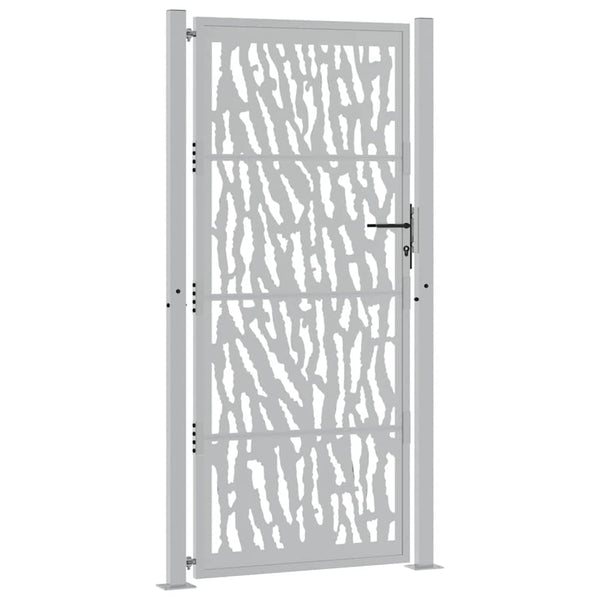 Gartentor 100x200 cm Verwitterungsstahl Trace Design