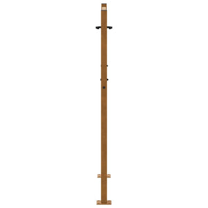 Gartentor 100x125cm Verwitterungsstahl Flammendesign