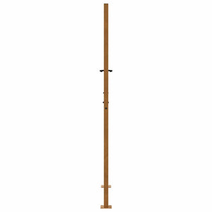 Gartentor 100x175 cm Verwitterungsstahl Flammendesign