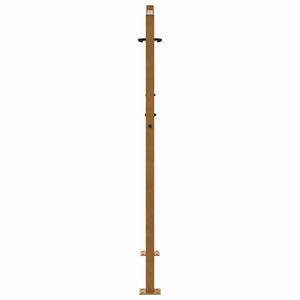 Gartentor 100x125 cm Verwitterungsstahl Kreuzdesign