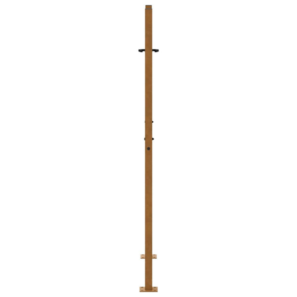 Gartentor 100x150cm Verwitterungsstahl Kreuzdesign