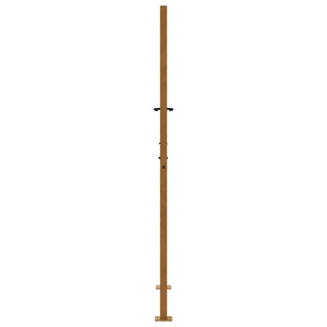 Gartentor 100x175 cm Verwitterungsstahl Kreuzdesign