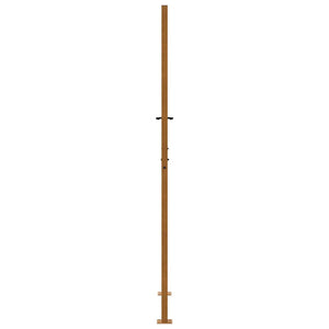 Gartentor 100x200 cm, Verwitterungsstahl, Kreuzdesign