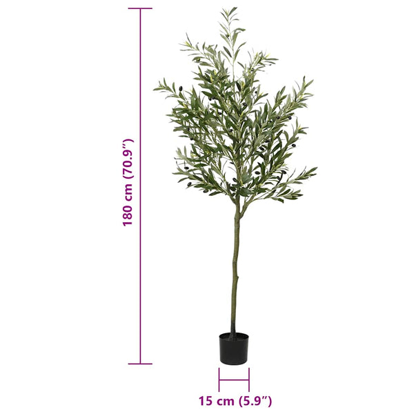 Künstlicher Olivenbaum, 180cm, 700 Blätter