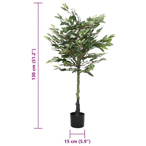 Künstlicher Ficusbaum 130 cm, 480 Blätter