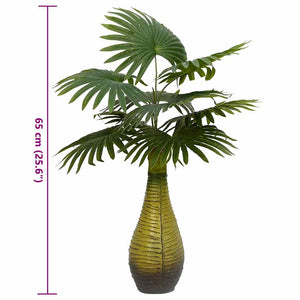 Künstliche Palme, 65 cm, 9 Blätter