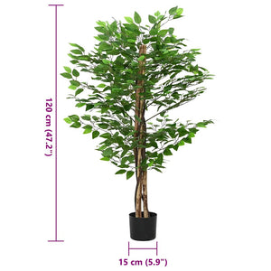 Künstlicher Ficusbaum 120cm, 788 Blätter