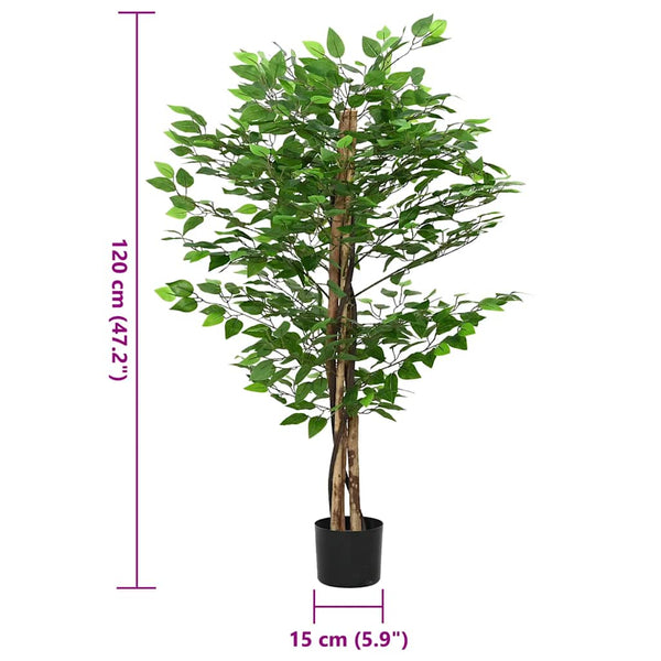 Künstlicher Ficusbaum 120cm, 788 Blätter
