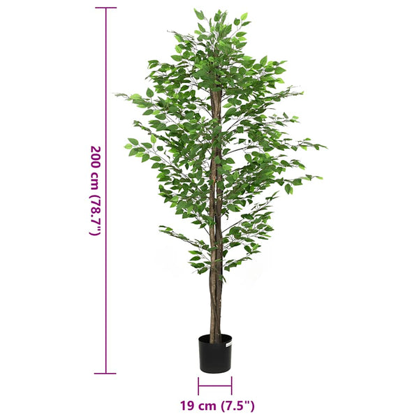 Künstlicher Ficusbaum 200 cm mit 1260 Blättern