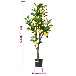 Künstlicher Zitronenbaum, 120cm