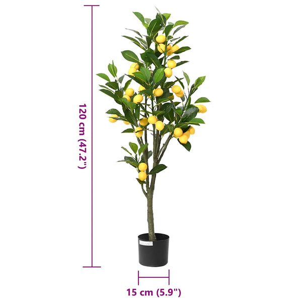 Künstlicher Zitronenbaum, 120cm