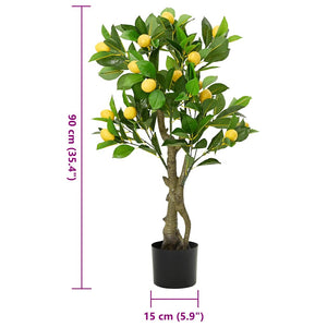 Künstlicher Zitronenbaum, 90cm