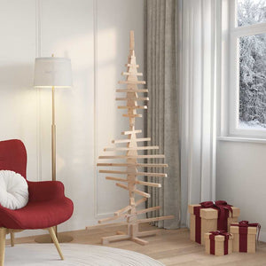 Holz Weihnachtsbaum 180cm Kiefer zum Schmücken
