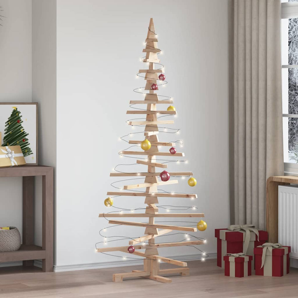 Holz Weihnachtsbaum 180cm Kiefer zum Schmücken