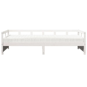 Tagesbett mit Matratze Kiefer Massivholz 80x200 cm