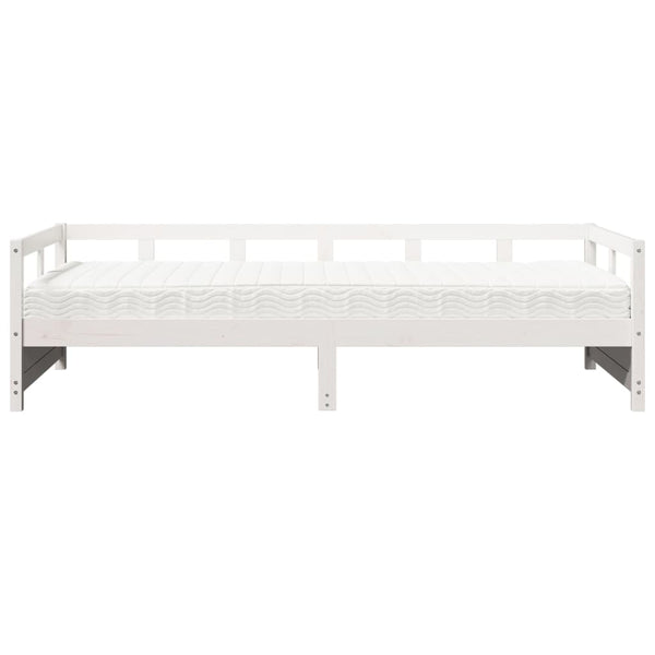 Tagesbett mit Matratze Kiefer Massivholz 80x200 cm