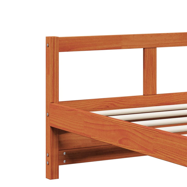 Tagesbett mit Matratze 90x200 cm Kiefer Massivholz