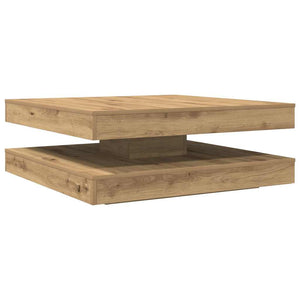 Drehbarer Couchtisch Artisan-Eiche 90x90 cm