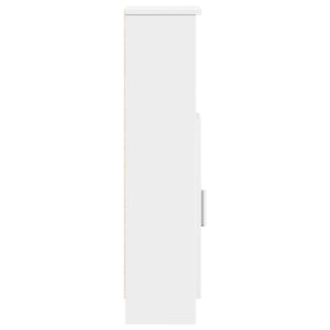Badezimmerschrank Weiß mit Rollenhalter