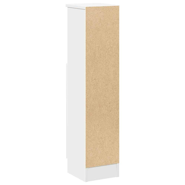 Badezimmerschrank Weiß mit Rollenhalter