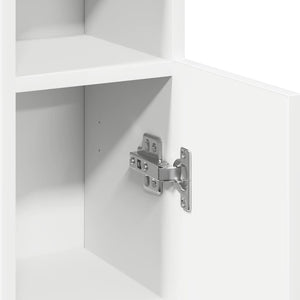 Badezimmerschrank Weiß mit Rollenhalter