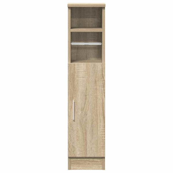 Badezimmerschrank Sonoma Eiche mit Rollenhalter
