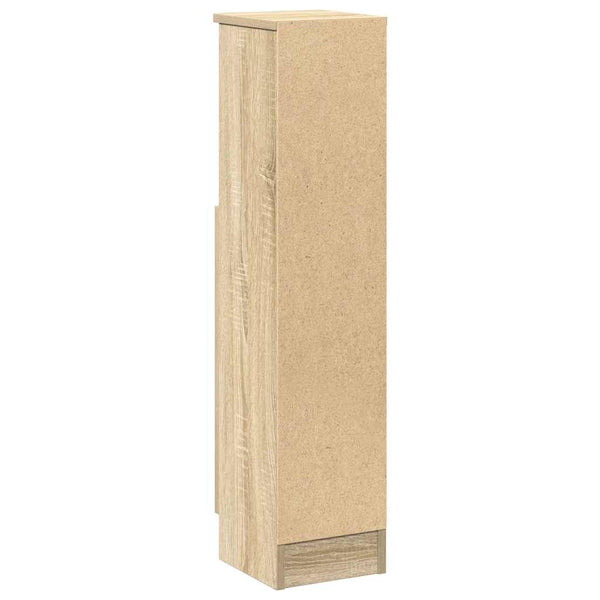 Badezimmerschrank Sonoma Eiche mit Rollenhalter